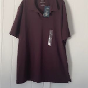 No button knit crew shirt